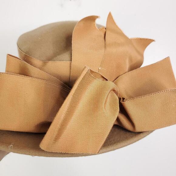 Joe Bill Miller Hat Womens Michael Howard Wool Tan Miss Daisy Old Money Church - Picture 3 of 9